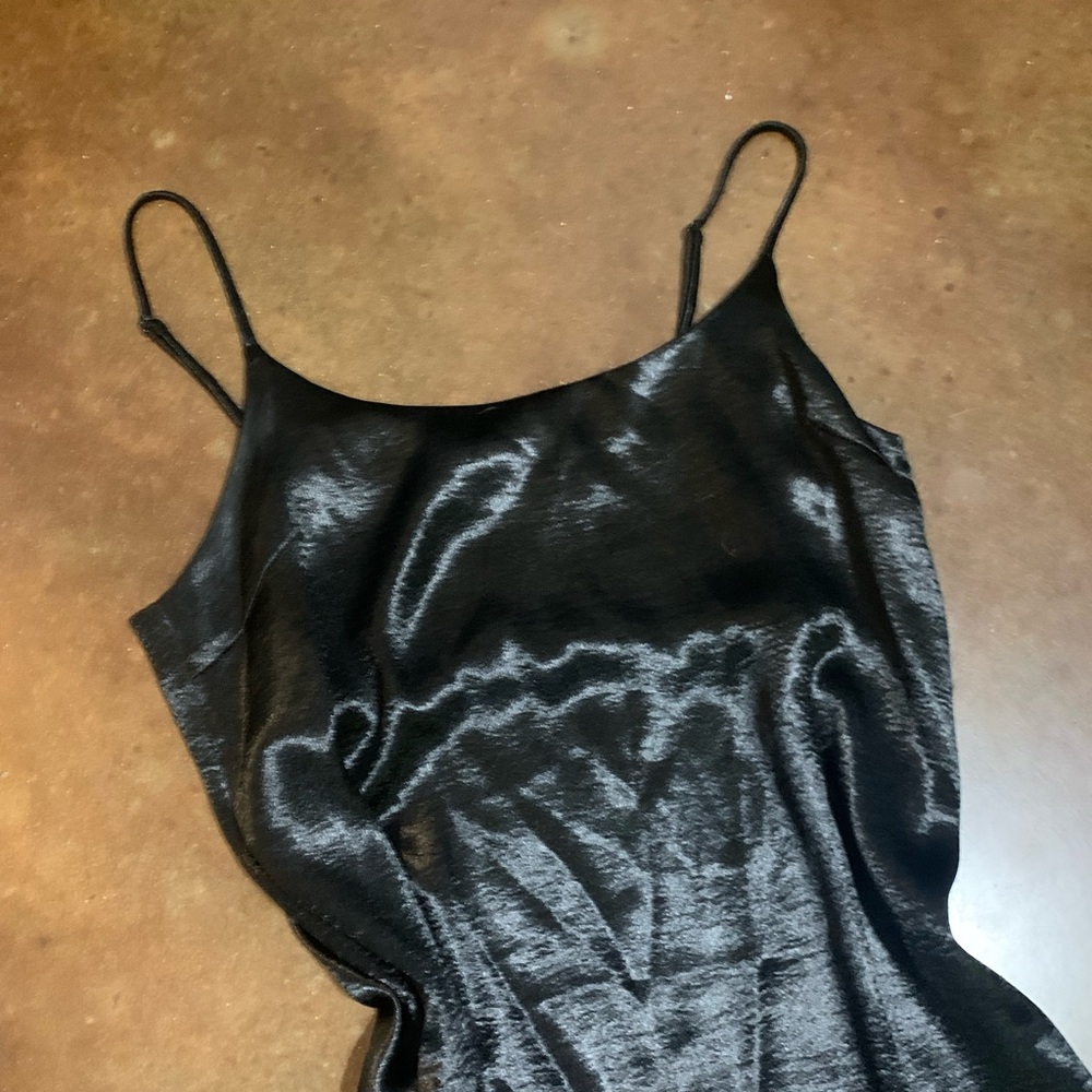 Sold Silence + Noise cowl neck silk mini slip dress - Picture 4 of 7